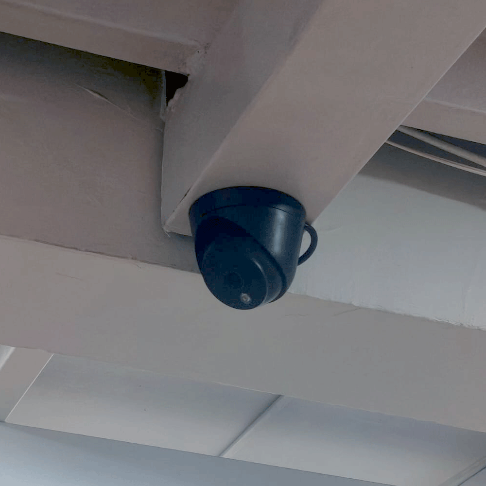 Segunda instalação de câmera Dome
