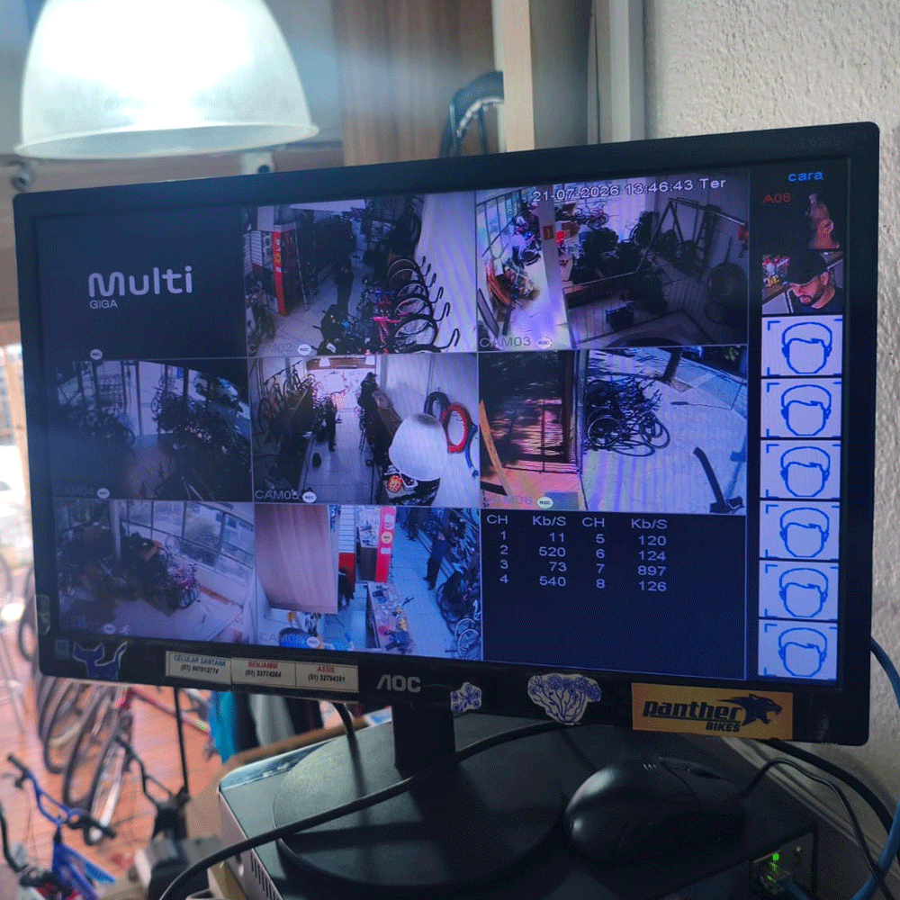 Monitor de instalação